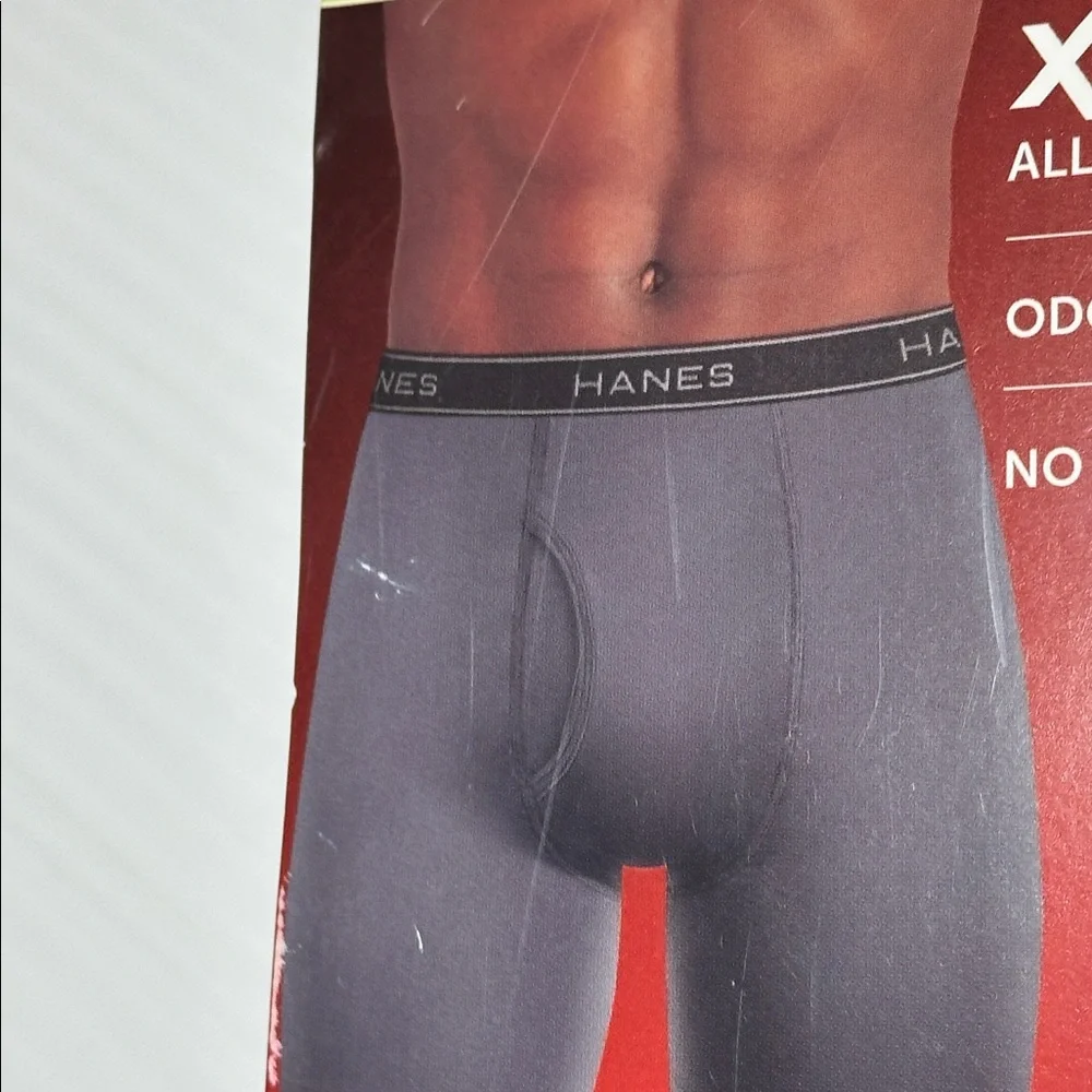 NWT 3PK Hanes Boxer Briefs 2XL